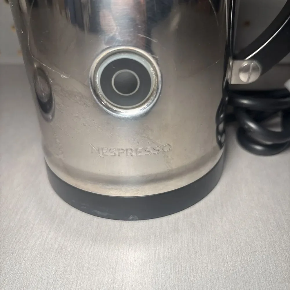 Nespresso Electric Milk Frother Aeroccino Plus Stainless Model 3192 Hot & Cold